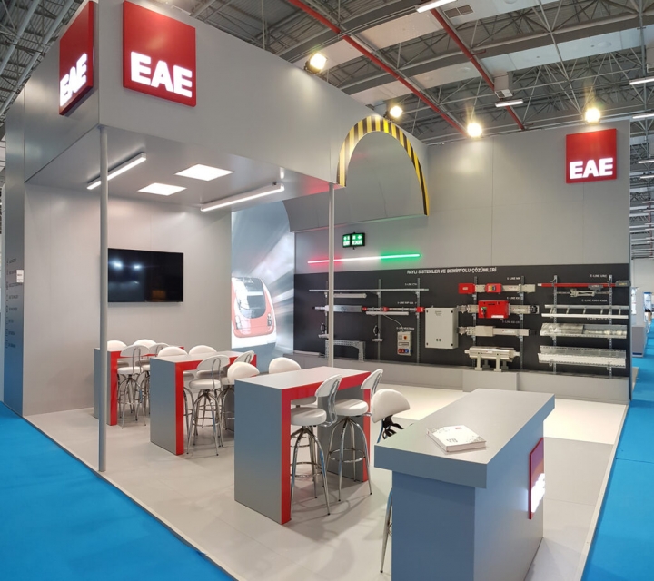 We took our place at Eurasia Rail Turkey fair.